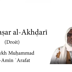 Mukhtaṣar al-Akhḍarī (Droit Mālikite)